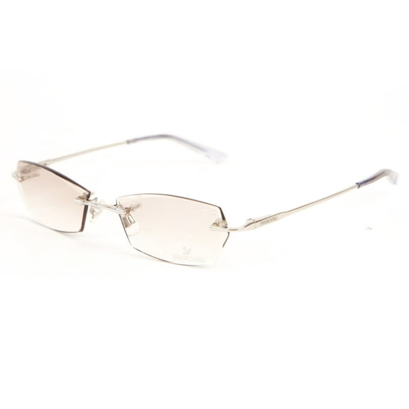 Swarovski Women's Crystal Accent Tinted Lens Sunglasses SW5015 55mm Beige
