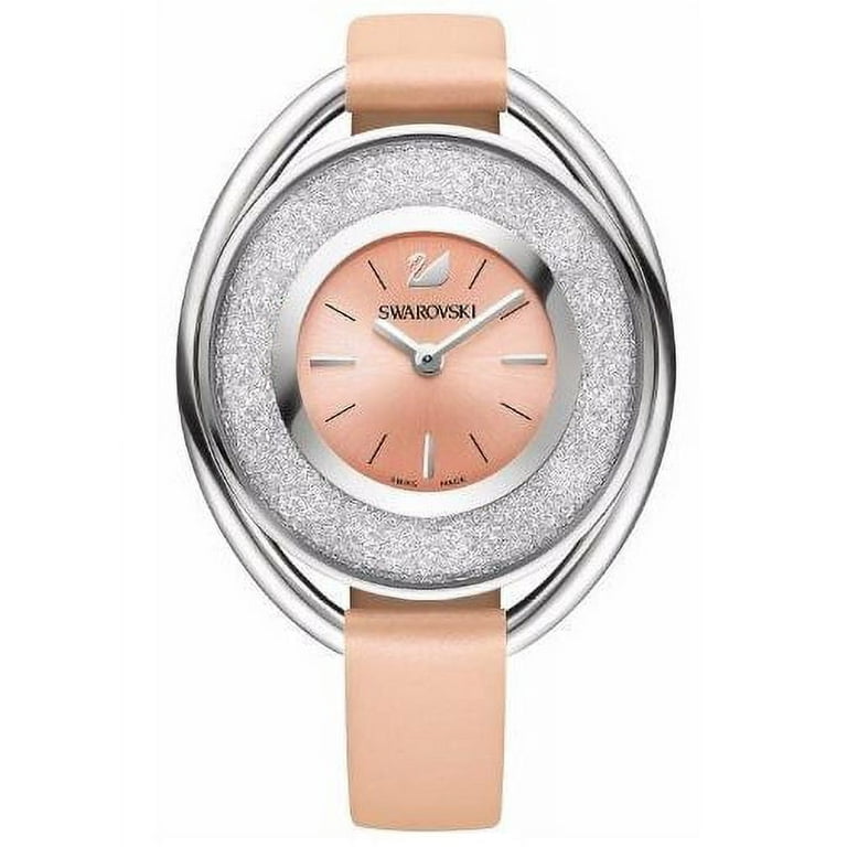 Swarovski Women's Crystalline Oval Light Rose Watch 5158546