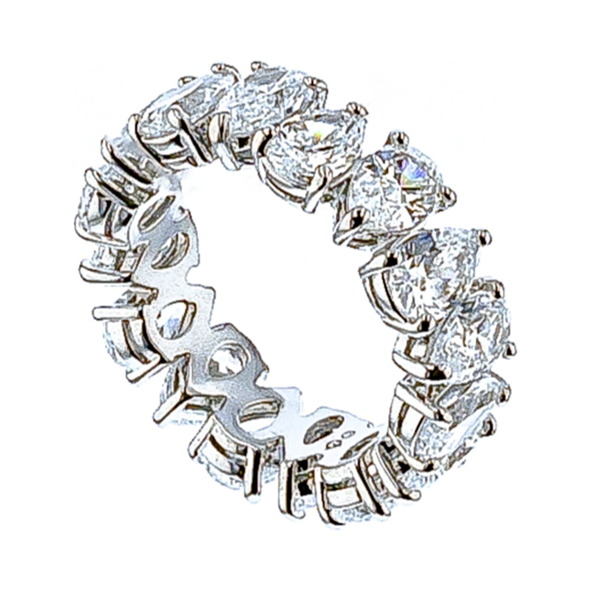 Swarovski Women's Silver Crystal Vittore Pear Ring - Walmart.com