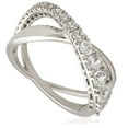 thumbnail image 1 of Swarovski Ladies Twist Ring, Size 50 (US 4.75), 1 of 5