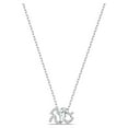 thumbnail image 1 of Swarovski Women's Zodiac Pendant Necklace, Cancer Zodiac Motif with White Crystals and Gold-Tone Plated T-bar Closure on a Rhodium Plated Chain, 1 of 1