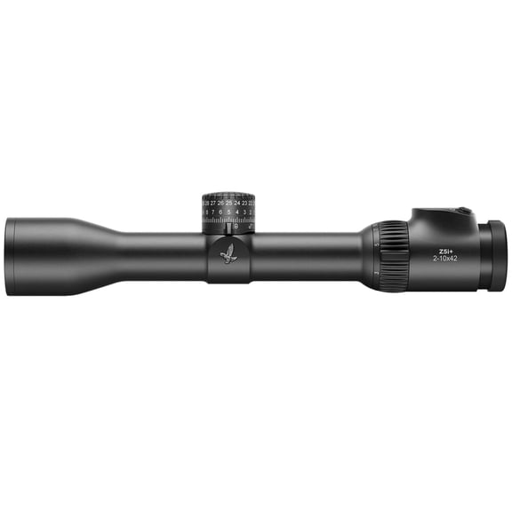 Swarovski Z5i+ 2-10x42mm BT Plex-I Illuminated Riflescope, 30mm Tube, Ballistic Turret, High Light Transmission (70203)