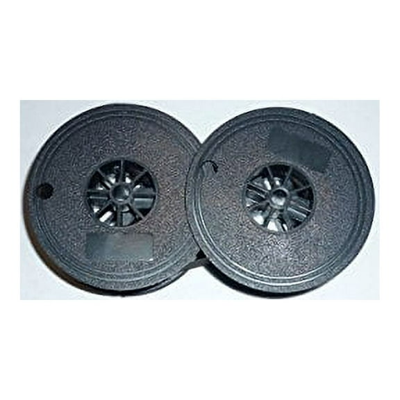 Swartz Ink Products-Smith Corona Standard/Sterling and Others Compatible Black and White Twin Spool Typewriter Ribbon