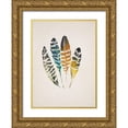 thumbnail image 1 of Swartz, Megan 25x32 Gold Ornate Wood Framed with Double Matting Museum Art Print Titled - Destiny - Textured, 1 of 4