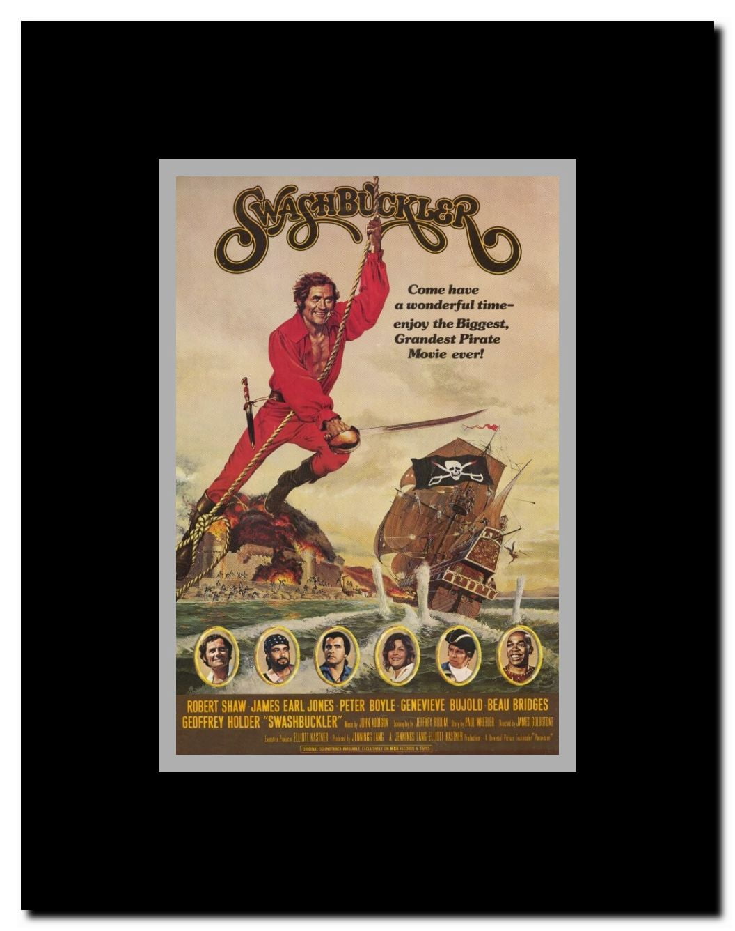 Swashbuckler Framed Movie Poster