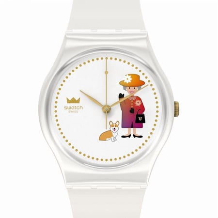 Swatch 2022 How Majestic Queen Elizabeth II 70 Platinum Jubilee Watch New w Case