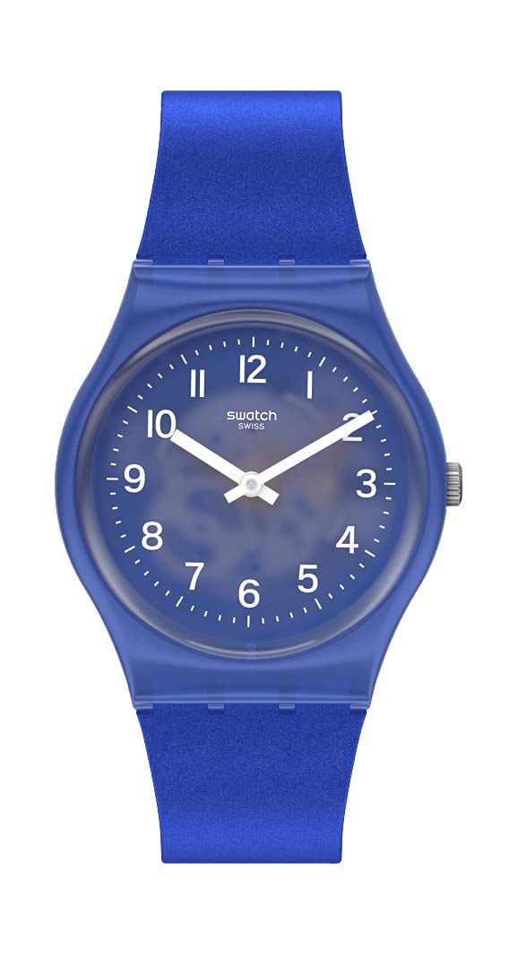 Blue swatch watch ladies best sale