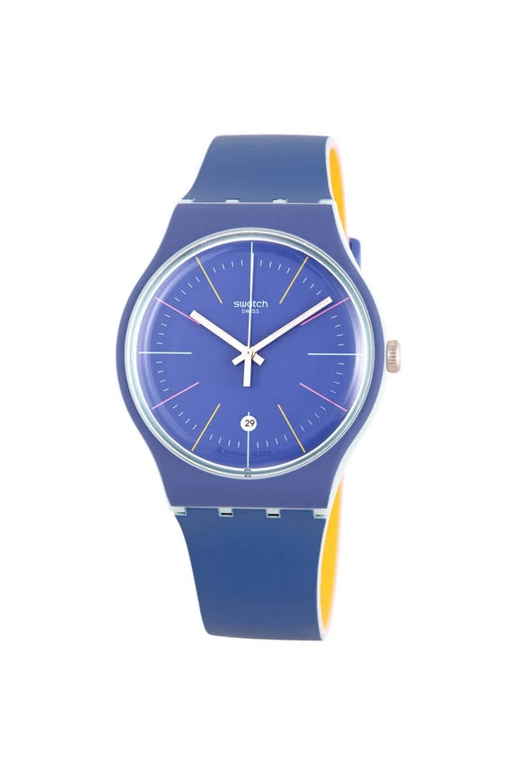 Blue Layered Quartz Blue Dial Men's Watch SUOS403