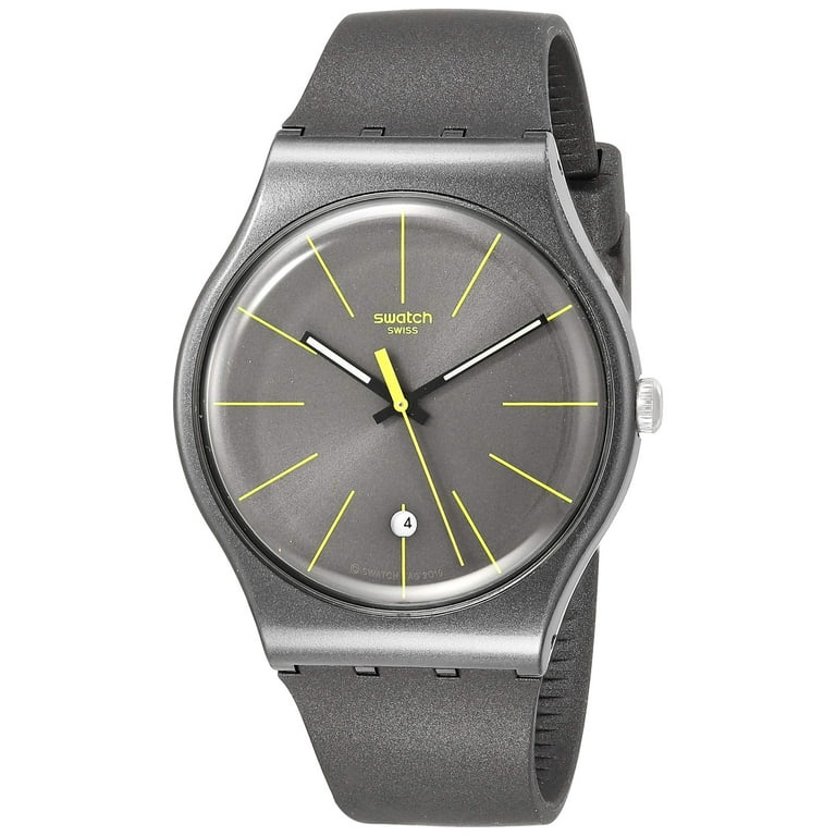 アナログ腕時計 SWATCH ESSENTIALS CHARCOLAZING Men's Urethane Watch SUOB404 Swatch CHARCOLAZING Unisex Watch SUOB404 - Walmart.com