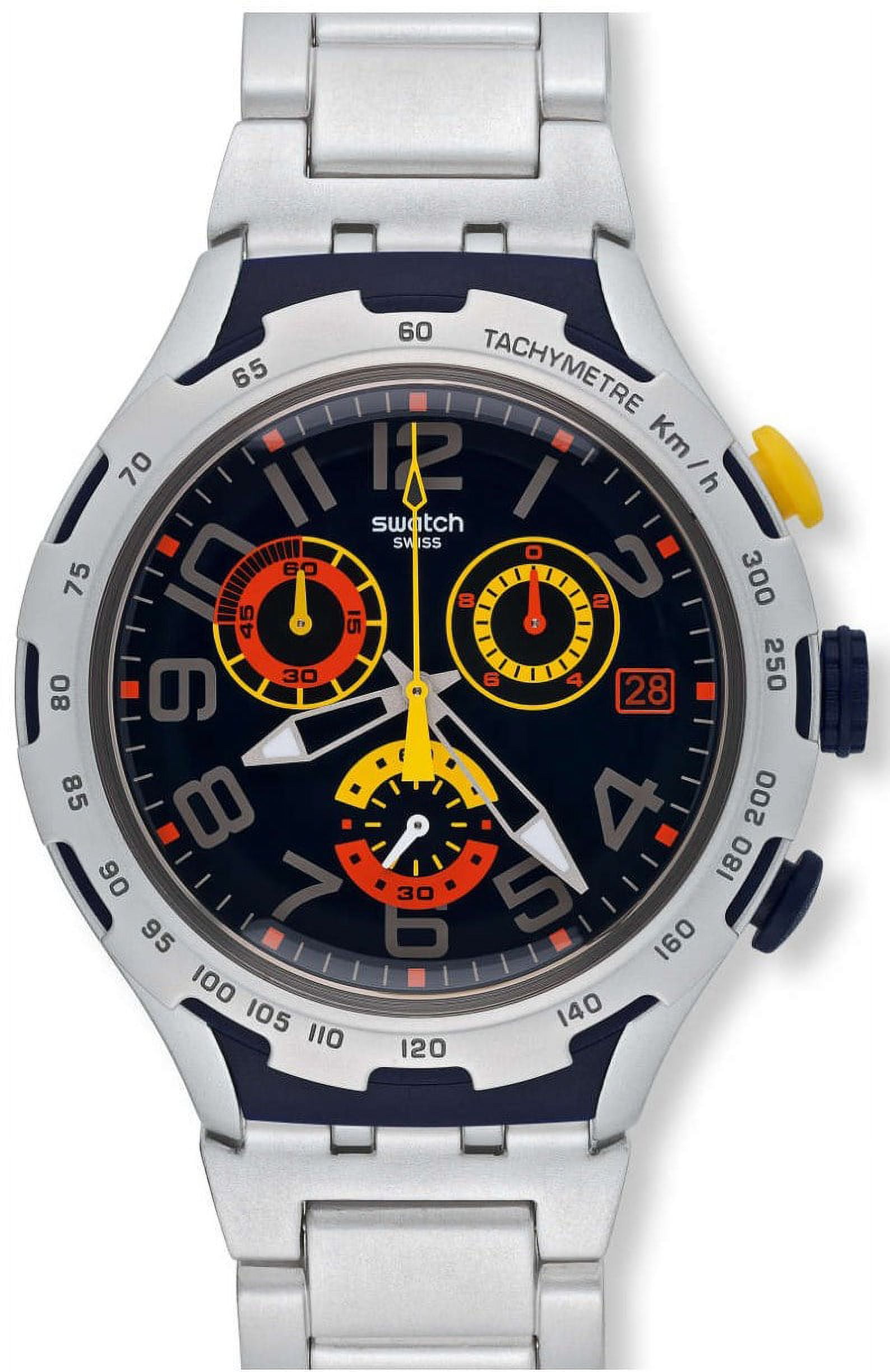 Reloj Swatch Unisex Darkony/YYS4006AG - Plateado
