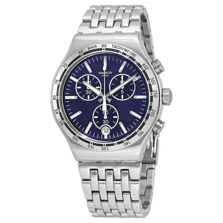 Swatch Dress My Wrist Chronograph Blue Dial Men s Watch YVS445G