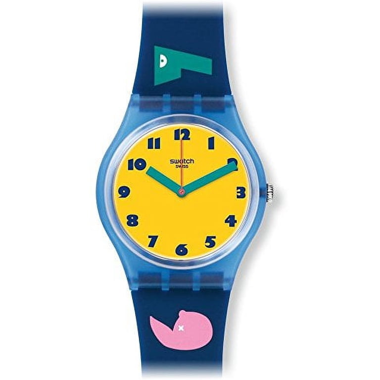 Swatch GN242 1 2 3 Soleil Multicolour Silicone Strap Watch  display picture 2