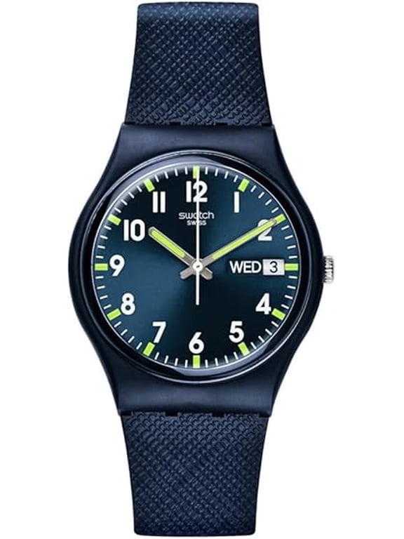 Gent Biosourced Unisex Watch Casual Plastic Blue Quartz Waterproof Sir Blue