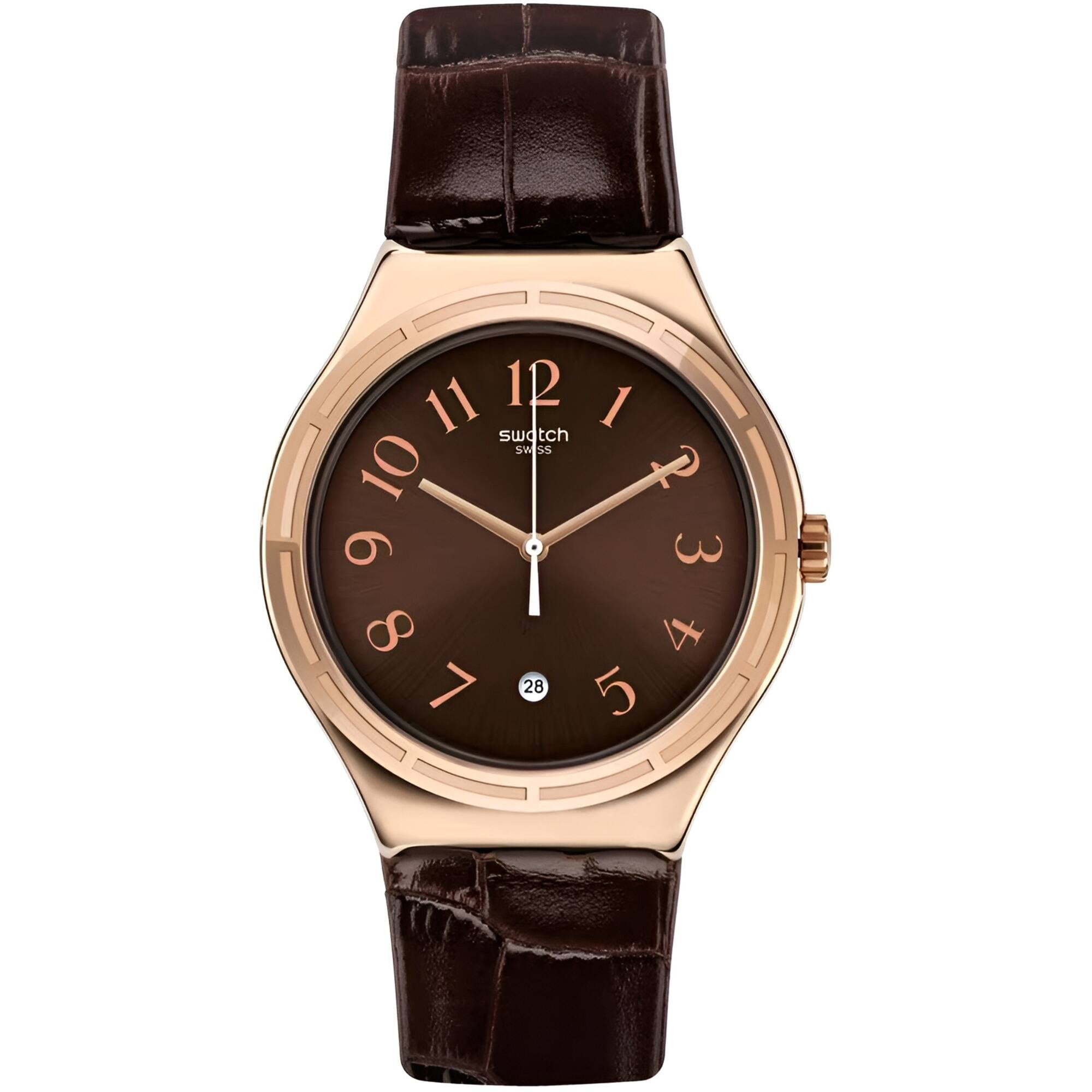 Swatch Harmonieuse Mens Leather Watch YWG406 Philippines Ubuy
