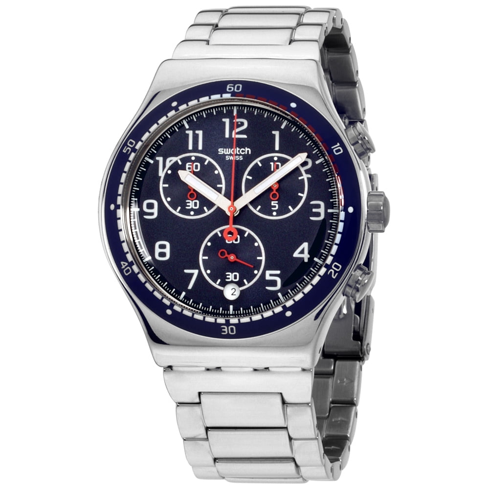 Swatch Irony Quartz Movement Blue Dial Men's Watch YVS426G Swatch Irony Quartz Movement Blue Dial Men's Watch YVS426G