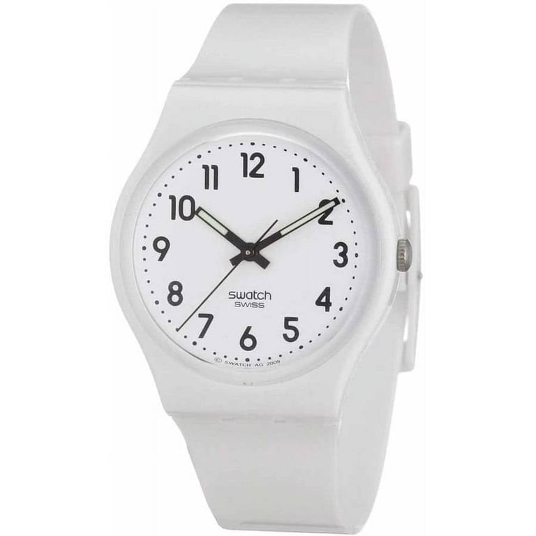 Swatch Just White Watch, GW151 - Walmart.com