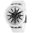 thumbnail image 1 of Swatch Men's Blackinjelly White Dial Watch - SO27E101, 1 of 4
