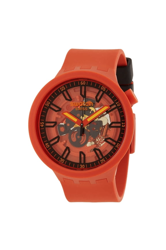 Monthly Drops Quartz Matte Red Dial Unisex Watch SB01R100
