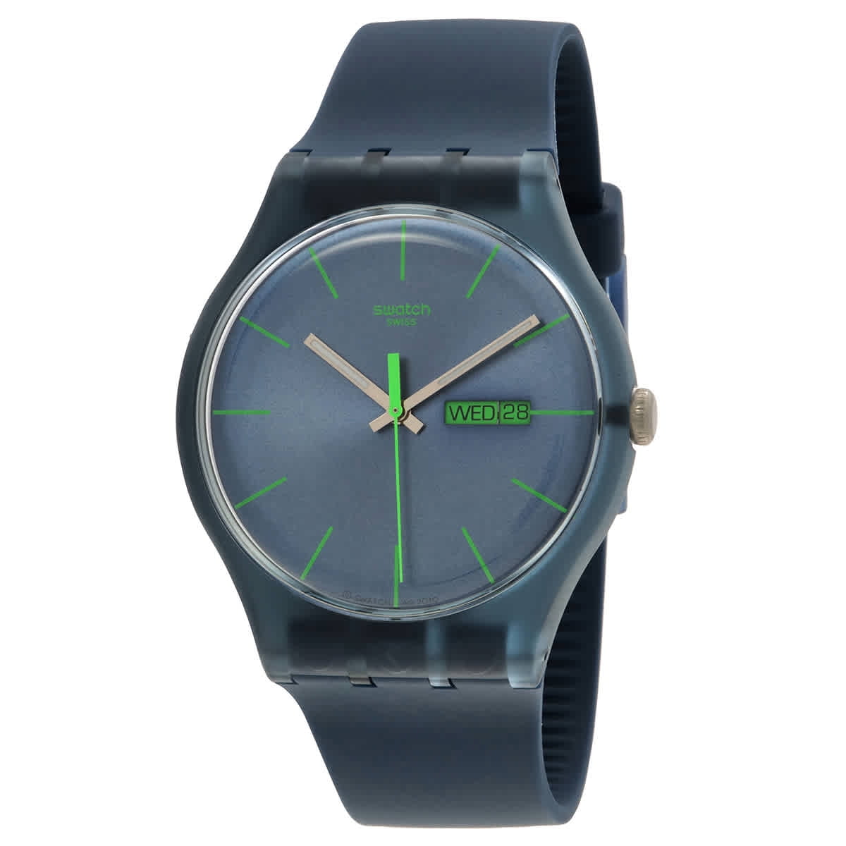 ◆SWATCH◆BLUE REBEL◆NEW GENT◆ Swatch Originals New Gent Blue Rebel Blue Dial Men's Watch