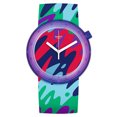 thumbnail image 1 of Swatch PNP101 Men's New POP Popthusiasm Multicolored Dial Silicone Strap Watch, 1 of 2