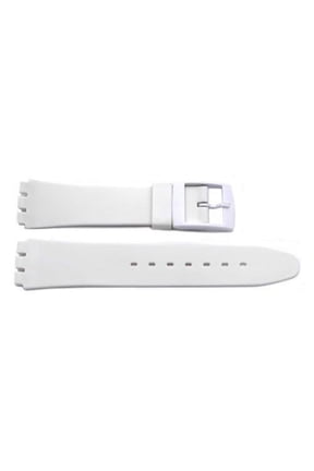 Replacement 17mm White Plastic Watch Band fits original gents models