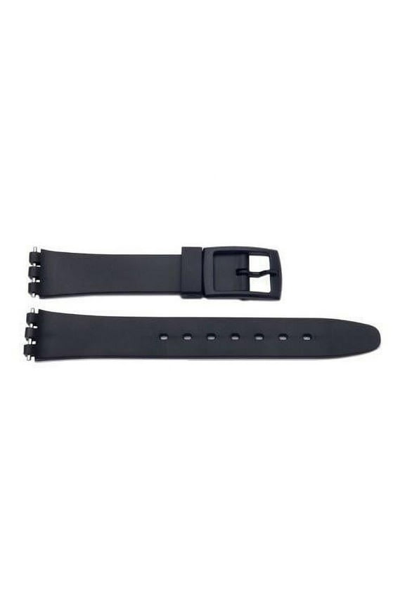Swatch Replacement Black Lady 12mm Plastic Watch Band