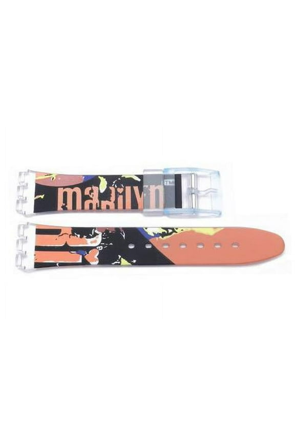 Swatch Replacement Plastic Marilyn Design 17mm Watch Strap
