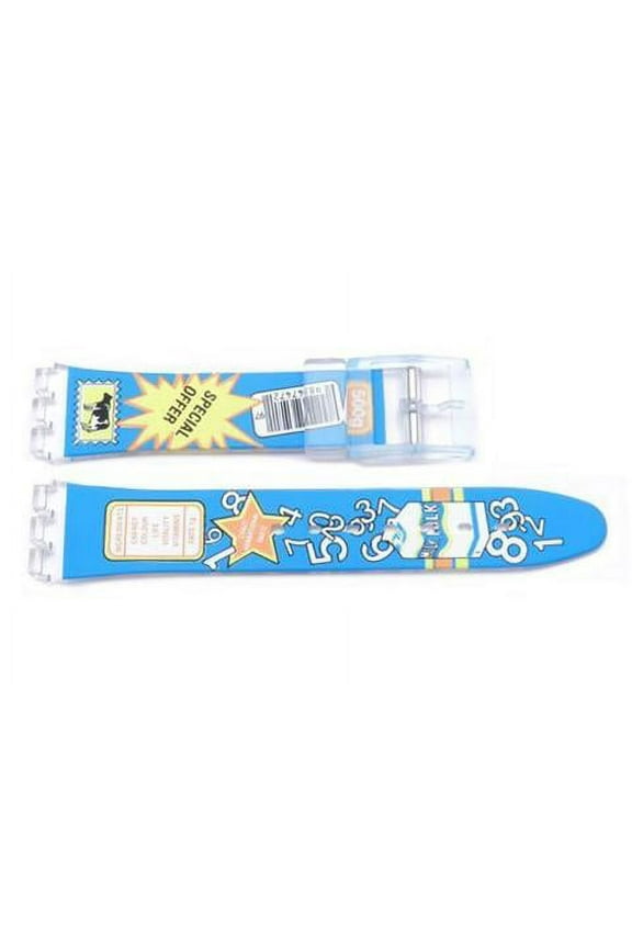 Swatch Replacement Plastic Milk Design 17mm Watch Band