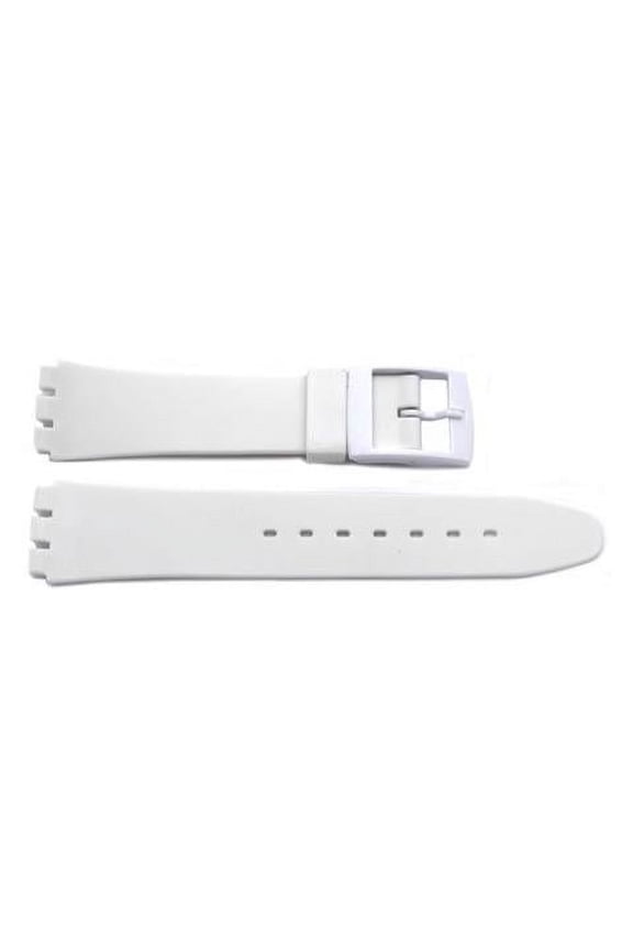 Swatch Replacement Plastic White 17mm Watch Band