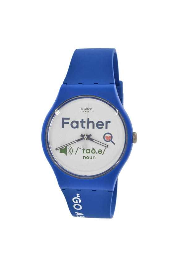 Fathers Day Quartz White Dial Men's Watch SO29Z704