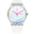 thumbnail image 1 of Swatch Women's Polawhite Multicolor Dial Watch - SUOK713, 1 of 4