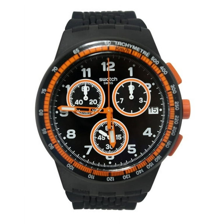 Swatch 2024 black orange