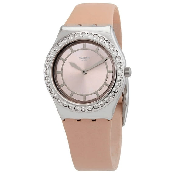 Swatch Sandchic Quartz Pink Dial Ladies Watch YLS212