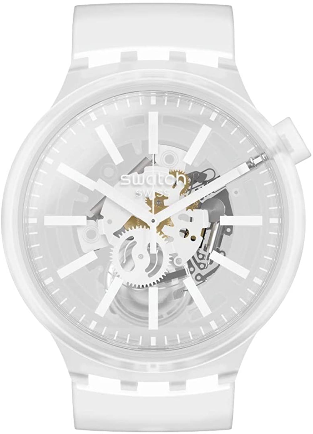 Swatch Men's Transparent White Quartz Watch Philippines Ubuy