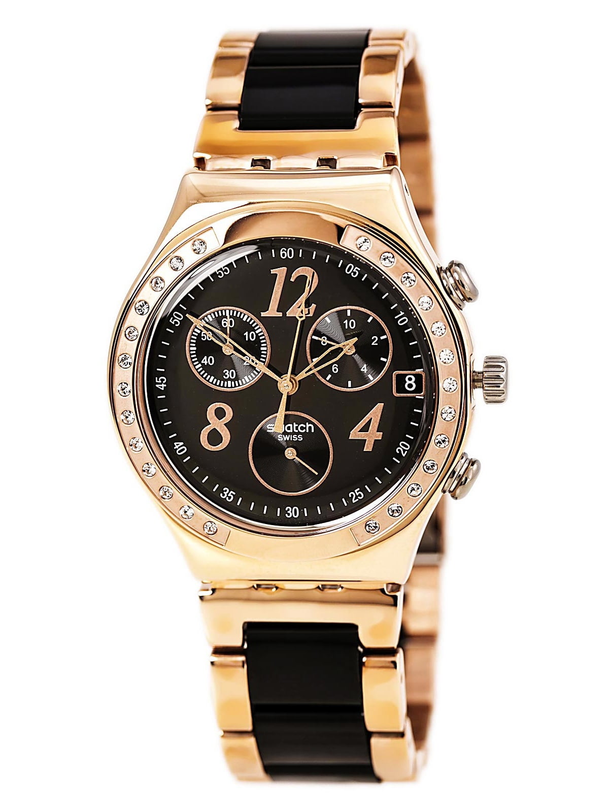 Swatch Copper and Black Women’s automatic watch Swiss movement 21 jewels SWATCH SWISS AG 2002 Ladies Quartz Battery Watch Uhr-Reloj  main image 2