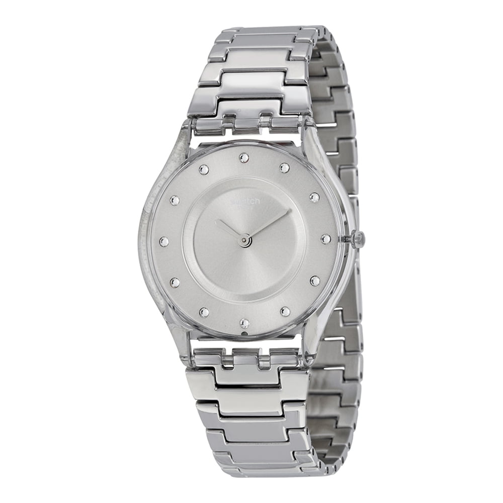  Swatch - Reloj Mujer SFK393G, plateado, Pulsera : Ropa, Zapatos  y Joyería