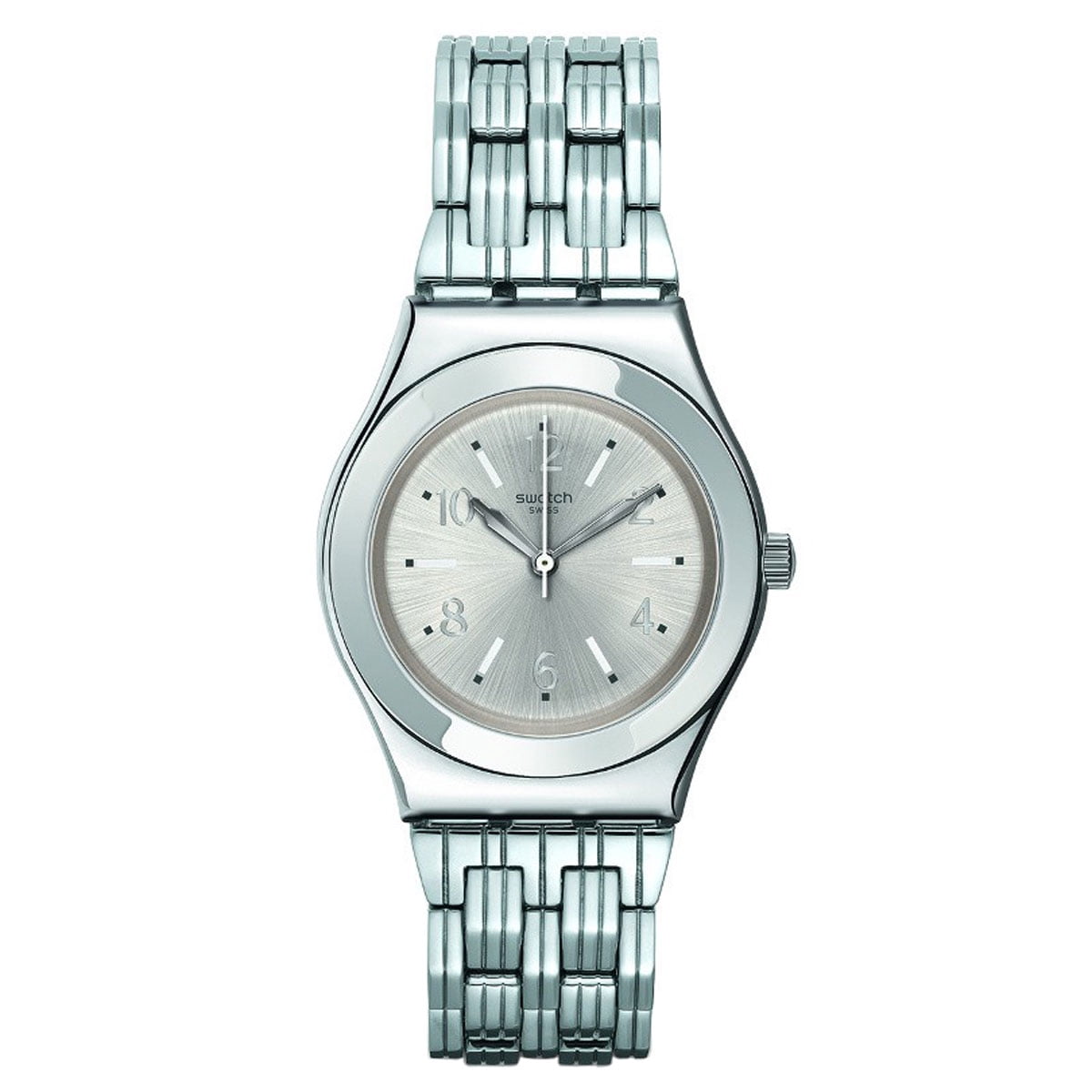 Swatch Irony Signoralia Women’s Quartz Analog Watch Silver Dial Stainless Steel Swatch Irony Medium SIGNORALIA YLS189G main image 3