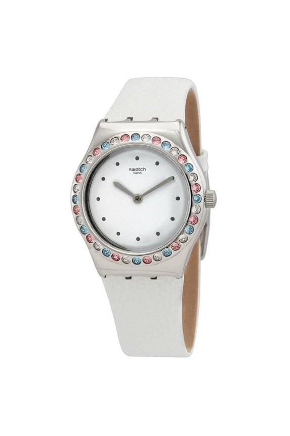 YLS201 Women's Irony After Dinner White Dial Strap Watch