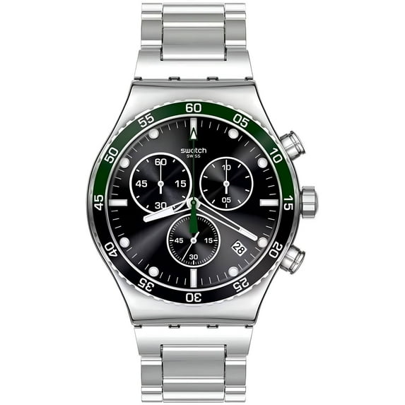 Swatch YVS506G Unisex The May Collection Dark Green Irony Watch