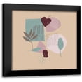 thumbnail image 1 of Swati, Siotia 12x12 Black Modern Framed Museum Art Print Titled - Mid Century 3, 1 of 5