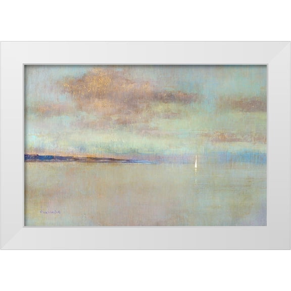 Swatland, Katie 14x11 White Modern Wood Framed Museum Art Print Titled - August Morning