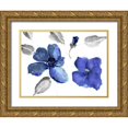 thumbnail image 1 of Swatland, Katie 18x15 Gold Ornate Wood Framed with Double Matting Museum Art Print Titled - Indigo Enchantment II, 1 of 4