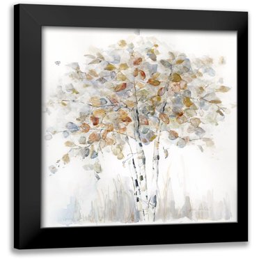 Swatland, Sally 12x12 Black Modern Framed Museum Art Print Titled - Birch Grove II