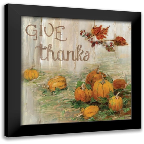 Swatland, Sally 12x12 Black Modern Framed Museum Art Print Titled - Pumpkin Patch III