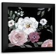 thumbnail image 1 of Swatland, Sally 12x12 Black Modern Framed Museum Art Print Titled - Rose Garden Romance I, 1 of 5