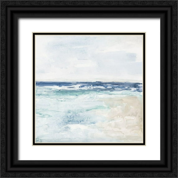 Swatland, Sally 12x12 Black Ornate Wood Framed with Double Matting Museum Art Print Titled - Jeweled Waters