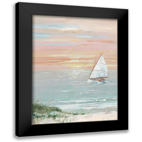Swatland, Sally 12x14 Black Modern Framed Museum Art Print Titled - Come Sail Away