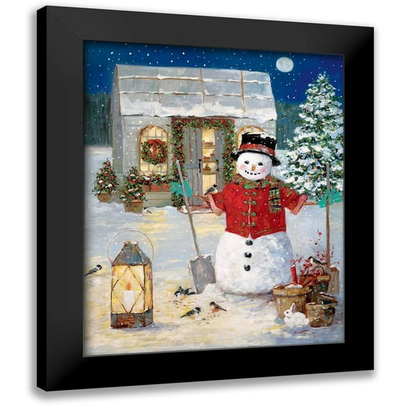 Swatland, Sally 12x14 Black Modern Framed Museum Art Print Titled - Holiday Garden