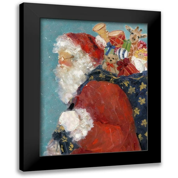 Swatland, Sally 12x14 Black Modern Framed Museum Art Print Titled - Santas Ready
