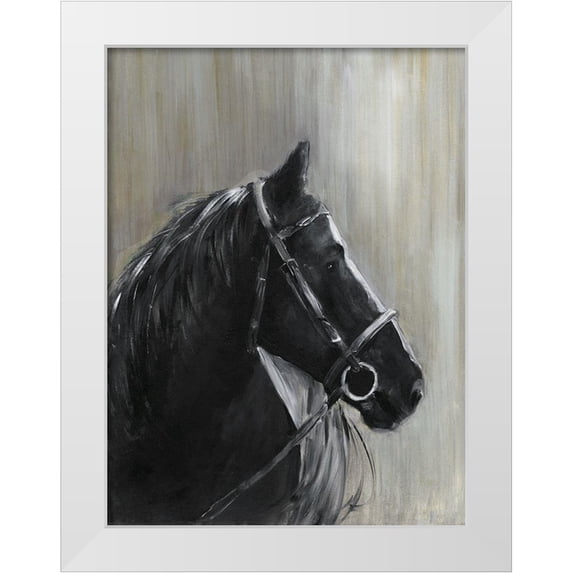 Swatland, Sally 12x14 White Modern Wood Framed Museum Art Print Titled - Midnight Thunder